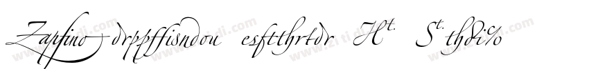 Zapfino Extra X Std字体转换